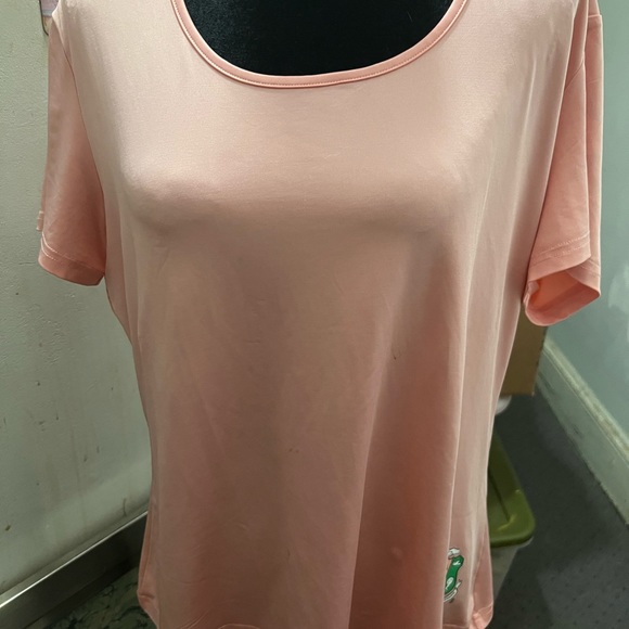 Ivy Storehouse Pink Short Sleeve Cutout Back Top - Picture 2 of 8